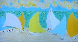 Eight sails