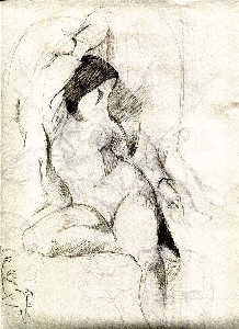 Study after Balthus