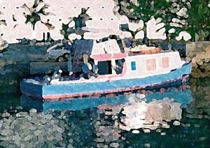 Corless,Donna-Pastel Fishing Boat