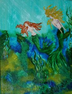 two mermaids