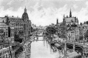 Rees,Ian-Binnen-Amstel View, Amsterdam