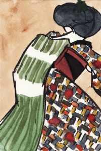 Kloran,F. Michael-Checked Kimono