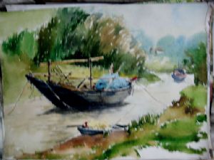 Bhattacharya,Abhijit-Landscape 8 ( Water Colour In Paper )