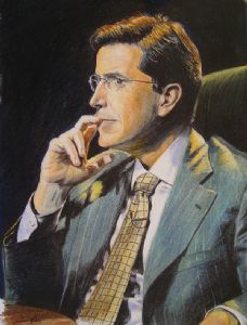 Stephen Colbert Portrait (Drawing)