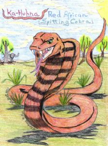 Miller,Sharon LeAnne-Ka-Huhna: Red African Spitting Cobra