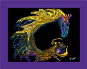 Liq Abstract Dragon Four