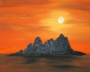 Volcanic sunset