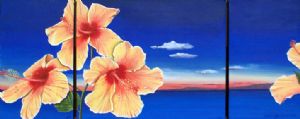 Hibiscus (triptych)