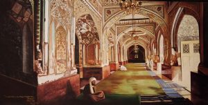 Inside View of Mahabat Khan Mosque in Peshawar