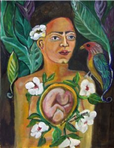 Frida's Child Original Painting