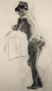 Artist,Jenny-Standing Nude Female