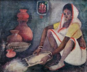 Bardhan,Uma-Village woman