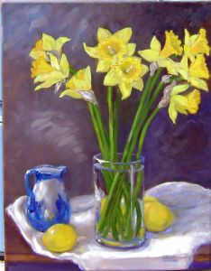 Musgrave,Patricia-Still Life with Daffodils