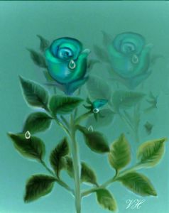 Emerald Rose Flower