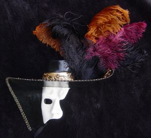 Phantom of the opera designer venetain masquerade party mask by www.socaldesignco.com