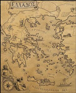 Map of Elados (Greek)
