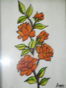 Mathew,Ann-Flower on Glass