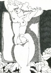 Costello,Judith-Nude Study In Pen