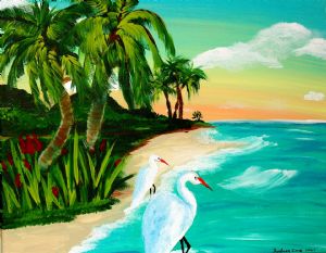 Ibis by the Sea