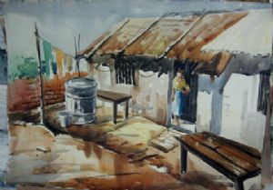 Bhattacharya,Abhijit-Landscape 5 ( Water Colour In Paper )