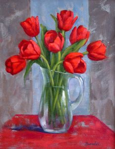 Bu,Rulei-Red Tulips