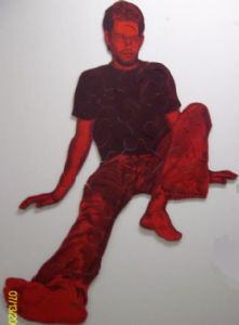 Bohlen,Stephen-Red Self Portrait Puzzle