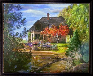 In the garden