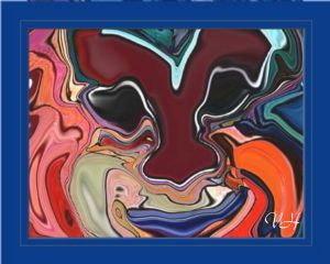 Liq Abstract Mask FaceTwo