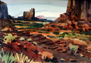 Maier,Donald-Evening in Monument Valley