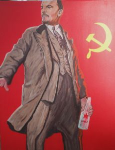 Lenin gets bolshi after a bevi