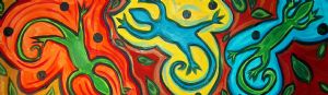 abstract geckos