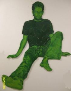 Green Self Portrait Puzzle