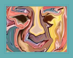 Liq Abstract Mask Face Three