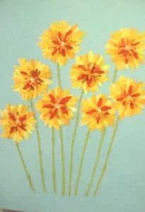 8 crysanths