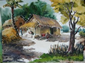 Bhattacharya,Abhijit-Landscape 9 ( Water Colour In Paper )