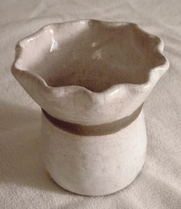 White Crackled Vase, 2007