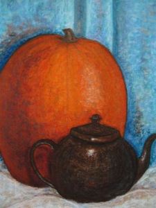 Gourd and tea pot