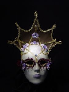 Majesty the Fairy -Designer mask made by Claudia Hapeman of www.socaldesignco.com.