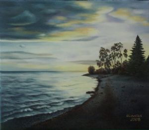 Levitas,Olga-Sunset on the lake
