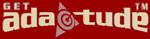 red bg adatude logo