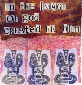 in the image of god created he him