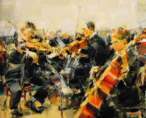 Giorgadze,David-Concert 100 x 120 cm oil on linen