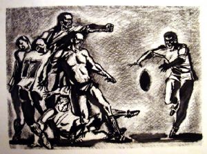 Aminov,Faizulla-Rugby football. The ball