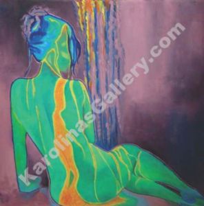 Thermal Nude - Sitting in Shower