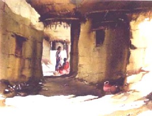 SONAR BANGALA VILLAGE SCENE