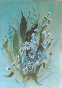 palm,rita-Blue Daisies