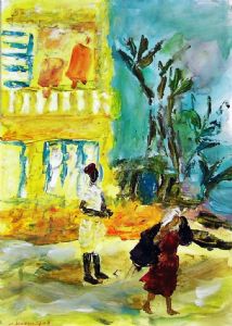 The woman carries all Monastir