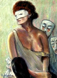Lady with Masks