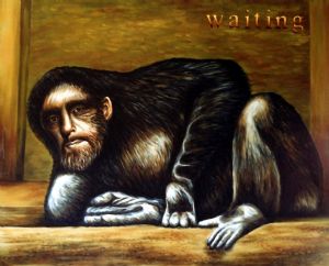 Civa,Dan-Chimpanzee with selfportrait