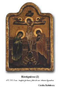 Radulescu,Catalin-B- Byzantine icon- Crucifixion